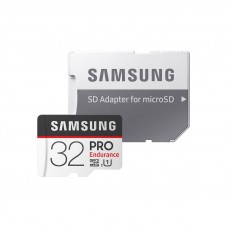 Samsung Pro Endurance Micro SD with SD Adapter (32GB), 4k Record Support, Class 10, Temperature Proof